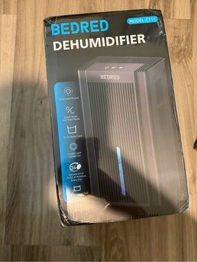 Black Dehumidifier - Quiet Home Moisture Control